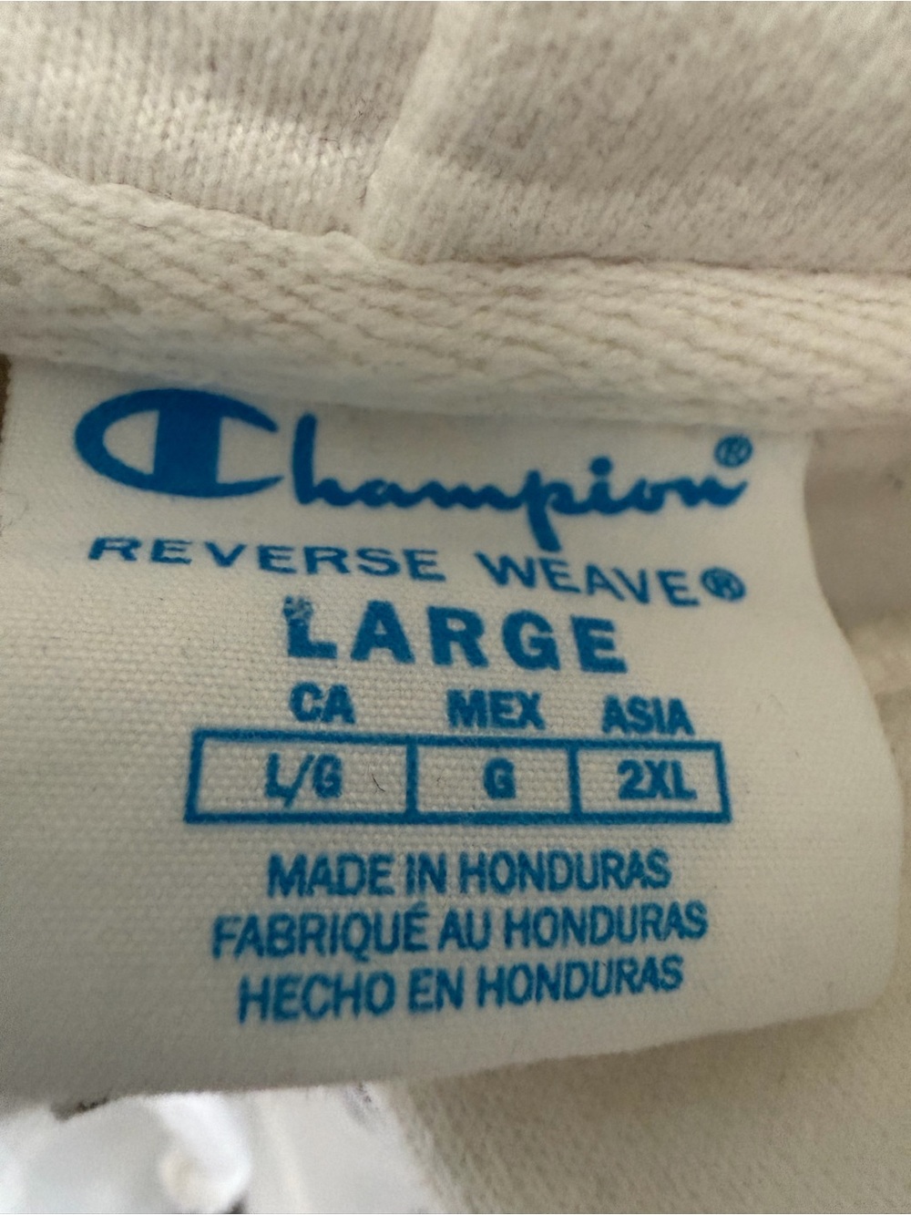 Champion x Naruto White Hoodie EUC - Picture 4 of 5